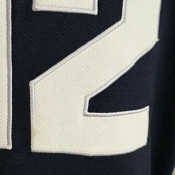 Vintage Alfonso Soriano New York Yankees Majestic 90s Baseball Jersey M Blue - Picture 9 of 12